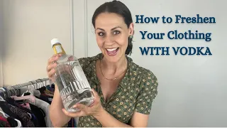 How to Freshen Clothing with Vodka - Vodka Clothing Spray Recipe & Tutorial