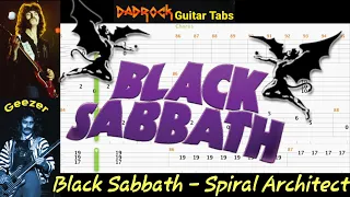 Spiral Architect - Black Sabbath - Guitar + Bass TABS Lesson