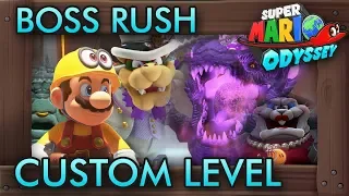 A Custom Boss Rush Level - Super Mario Odyssey Maker
