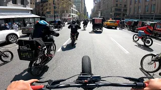 Group ride around Manhattan streets!! (S3 crew ride out)