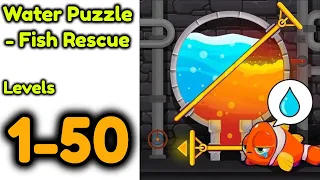Water Puzzle - Fish Rescue & Pull The Pin Levels 1 - 50 Gameplay Walkthrough | (IOS - Android)