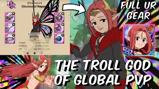 Full UR Gloxinia is the TROLL GOD of Global PVP - Lostvayne Counter - Seven Deadly Sins: Grand Cross