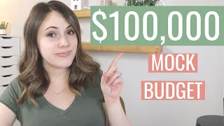 $100,000 Annual Income Budget