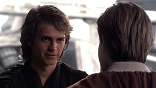 Obi-Wan and Anakin last meeting as BFF