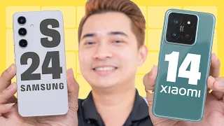 So sánh Galaxy S24 và Xiaomi 14: kèo này Samsung "nhường" Xiaomi rồi !!!