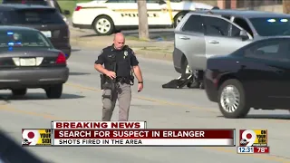 Search on for man who shot at police in Erlanger