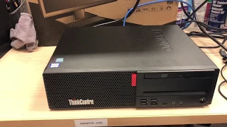 Lenovo ThinkCentre M720s - SFF - Core i7 8700 3.2 GHz BENCHMARK REVIEW MEMORY UPGRADE 8 GB 256 GB