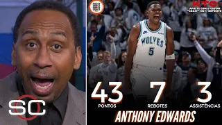 "Edwards is Jordan’s son" - ESPN reacts Anthony pours in 43 as Wolves beat Nuggets 106-99 in Game 1