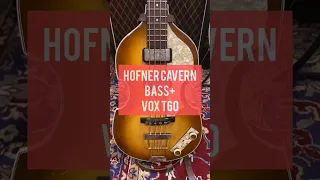 Paul McCartney 's 1963 Gear - Vintage Höfner Cavern Bass - Vox T60 #beatlesgear #thebeatles