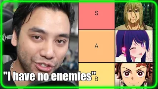 Gigguk when people sh*t on his anime tier list