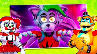 Circus Baby and Glamrock Freddy REACT to SECURITY BREACH ANIMATIONS