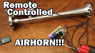 Remote Controlled Air Horn Prank