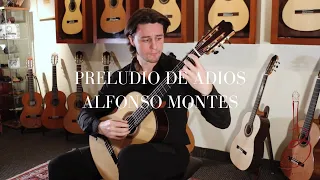 Alfonso Montes | Preludio de Adios on Valerio Licari Classical Guitar