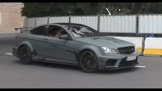 Mercedes C63 Black Series revs and acceleration !