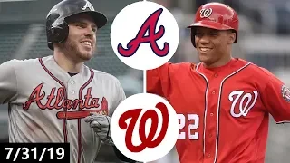 Atlanta Braves vs Washington Nationals Highlights | July 31, 2019 (2019 MLB Season)
