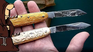 Новые складные ножи СССР с хранения в масле.  Лучший подарок на Новый год / USSR knife collection