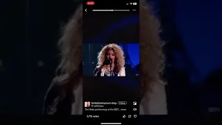 Tori Kelly who’s loving you Bet￼ awards 2015 ￼