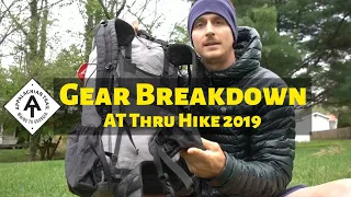 AT Thru Hike Gear Breakdown 2019