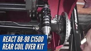 Installing a React Rear Coil Over 4-Link Kit onto  88-98 C1500