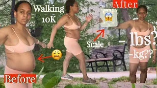 I Walked The Weight Off By Walking 10K Steps EVERYDAY! No diet, daily weight & no more jumping rope?