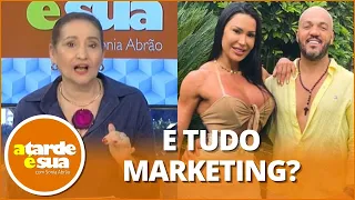 É marketing? Sonia Abrão especula sobre término de Belo e Gracyanne: “Não se surpreendam”