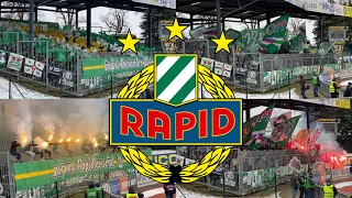 Wolfsberger AC - SK Rapid Wien | Rapidchoreo GSW | Auswärtssupport Ultras Rapid | 26.02.2023