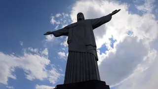 4K WALKING VIDEO AROUND CHRIST THE REDEEMER (CRISTO REDENTOR) IN RIO DE JANEIRO, BRAZIL 🇧🇷