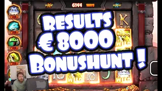 Results €8000 Bonushunt profit or...?