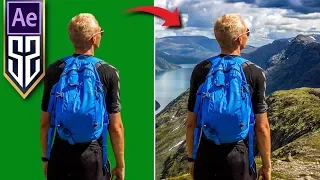 After Effects Yeşil Perde Kullanımı | Green Screen Keylight Video Arka Planı Değiştirme