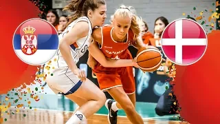 Serbia v Denmark - Class. Games 9-16 - Full Game - FIBA U16 Women's European Championship 2018