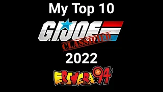 My Top 10 GI JOE CLASSIFIED Action Figures of 2022