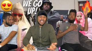 THEY OUTSIDE!?! 🔥😍Nicki Minaj feat. Fivio Foreign - We Go Up (Official Music Video) | REACTION