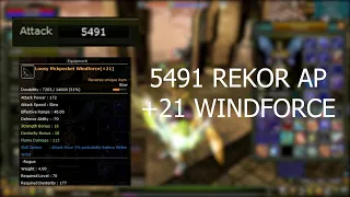 5491 AP OKÇU REKOR AP| +21 WINDFORCE ITEM TANITIM | ZION STEAMKO | KNIGHT ONLINE