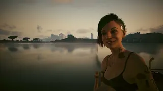 "What do lesbians bring on the second date?" | Cyberpunk 2077