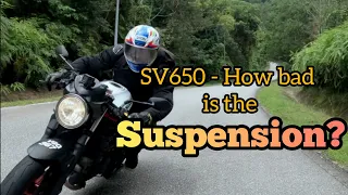 SV650 - Suspension Sucks Ayee