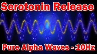 Serotonin Release Pure Alpha Waves 10 Hz - Reduce Depression, Regulate Anxiety And Heal Wounds