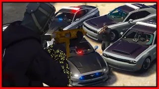 GTA 5 Roleplay - setting up secret ambush for cops | RedlineRP