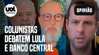 'Lula em modo bélico' x 'Presidente deve ter voz': Josias e Calejon divergem sobre autonomia do BC