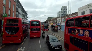 London BUS Ride 🇬🇧 Route EL1 - ILFORD to BARKING RIVERSIDE via Barking, Thames View Estate 🚌