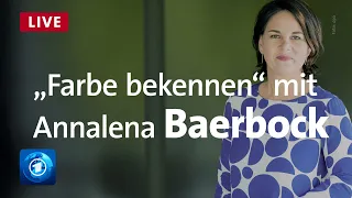 Baerbock: "Das war schlampig!" | Grünen-Kanzlerkandidatin im ARD-Interview | Farbe bekennen