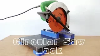 Circular saw Hack || Make A Mini Chop saw Machine