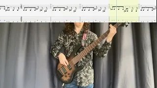 Dream Theater- Panic Attack (Bass Cover with On-Screen Tabs)