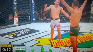 UFC 11/11/18 Rodriguez KO's The Korean Zombie at the last second