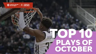 Top 10 Plays | October | 2021-22 Turkish Airlines EuroLeague