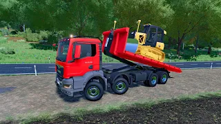 FS22 - Map Waldstetten 040  🇩🇪🚛🚧 - Forestry, Farming and Construction - 4K