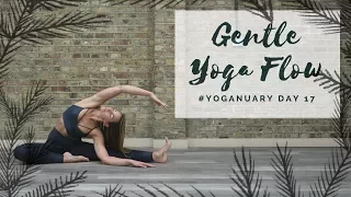 DAY 17: GENTLE YOGA FLOW | Yoganuary Yoga Challenge | CAT MEFFAN