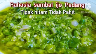 Resep Sambal Ijo Khas Padang enak Tahan Lama Tidak Hitam Dan Tidak Pahit