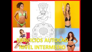 🅰AutoCAD Básico - Ejercicio 12|🅰AUTOCAD PARA TODOS | dibujar arcos, líneas, etc.