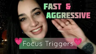 Fast & Aggressive ASMR | Focus Triggers / Follow My Instructions (Hand Movements)