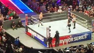 wwe survivor series 2017 champion vs champion aj styles vs brock lesnar entrance pt 2